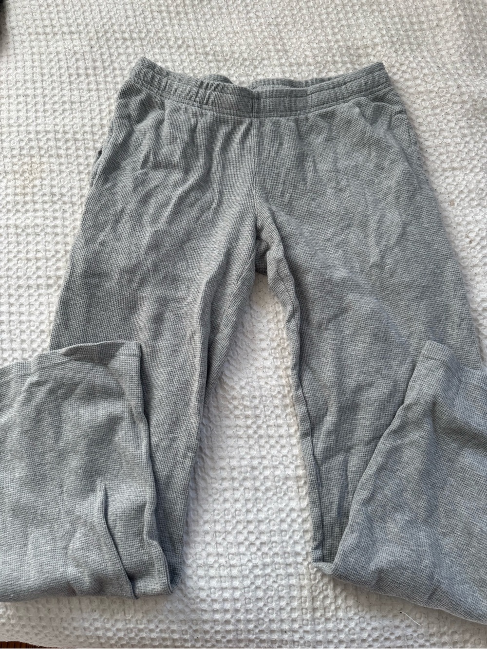 Gray Knit Lounge Pants